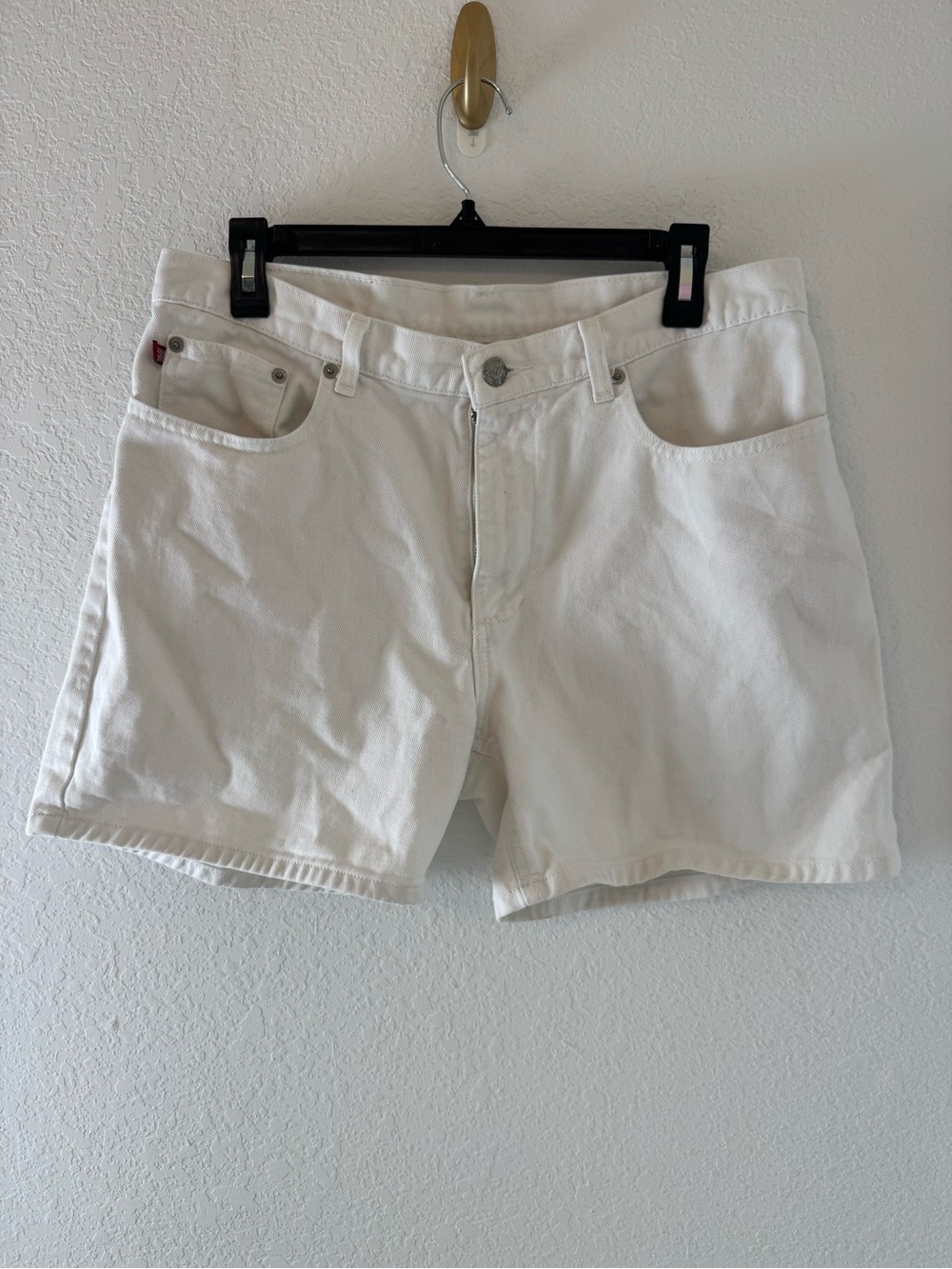 Polo by Ralph Lauren Cream White Denim Women's Shorts 5’weekender shorts 12